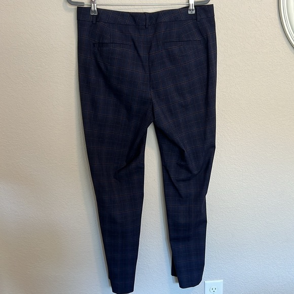 Banana Republic Dress Pant. Blue plaid. - Picture 3 of 5